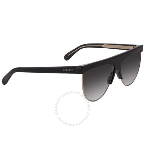 Givenchy Dark Grey Gradient Browline Ladies Sunglasses GV 